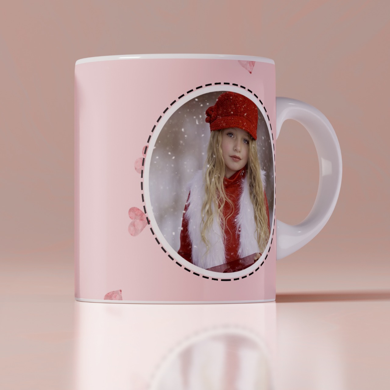 Personalizd White Photo Mug